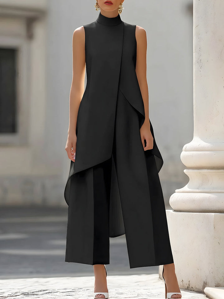 Martina | High-Neck Two-Piece Trouser Set