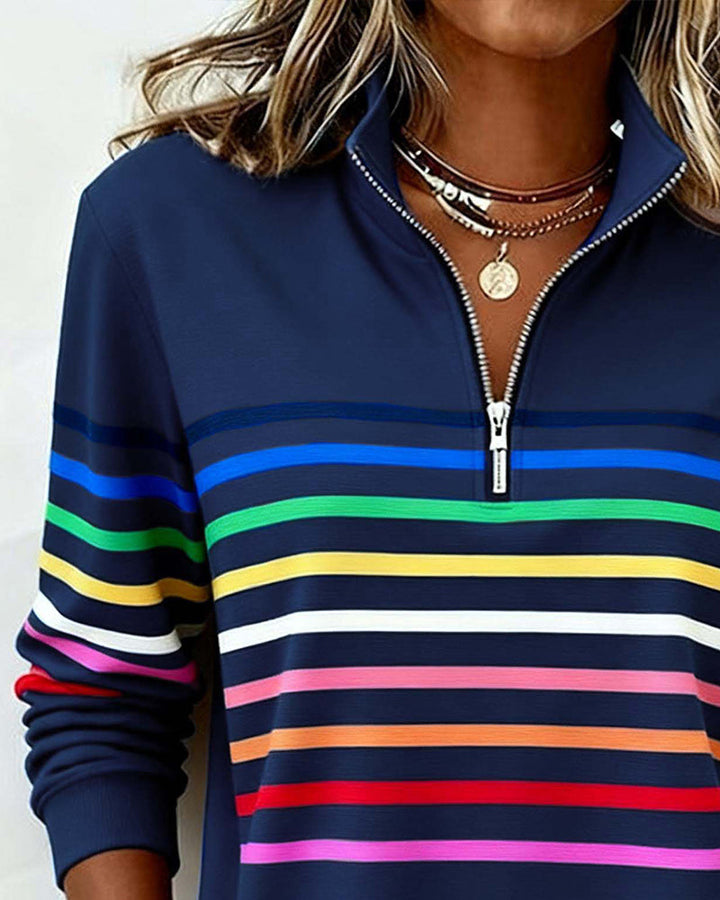 MARIE | Casual sweater offering comfort and colorful style for every day.