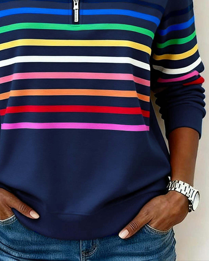 MARIE | Casual sweater offering comfort and colorful style for every day.