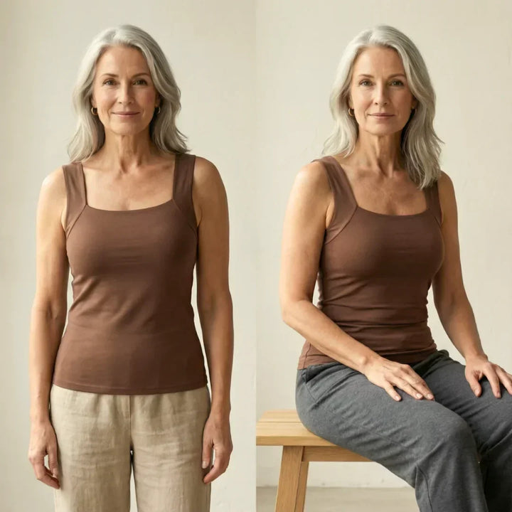 ROXANNE | Built-In Bra Tank Top