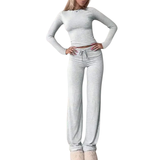 CECILYT - Slim Fit Long Sleeve Crop