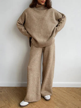 BEATRIXT - Turtleneck Sweater & Wide Leg