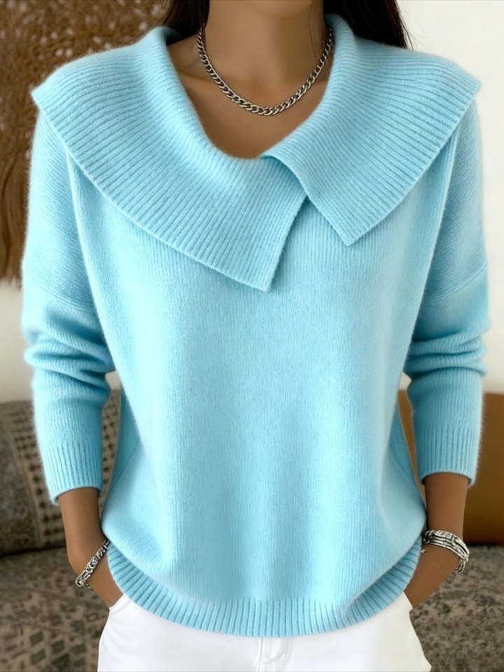 Lucia™ Cozy Soft Collar Sweater