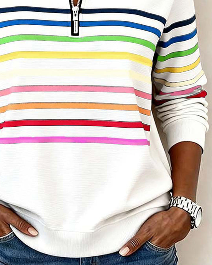 MARIE | Casual sweater offering comfort and colorful style for every day.
