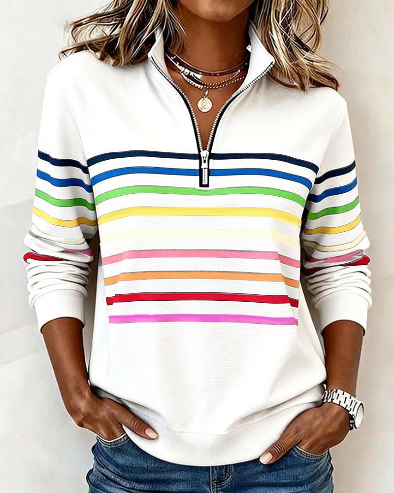 MARIE | Casual sweater offering comfort and colorful style for every day.