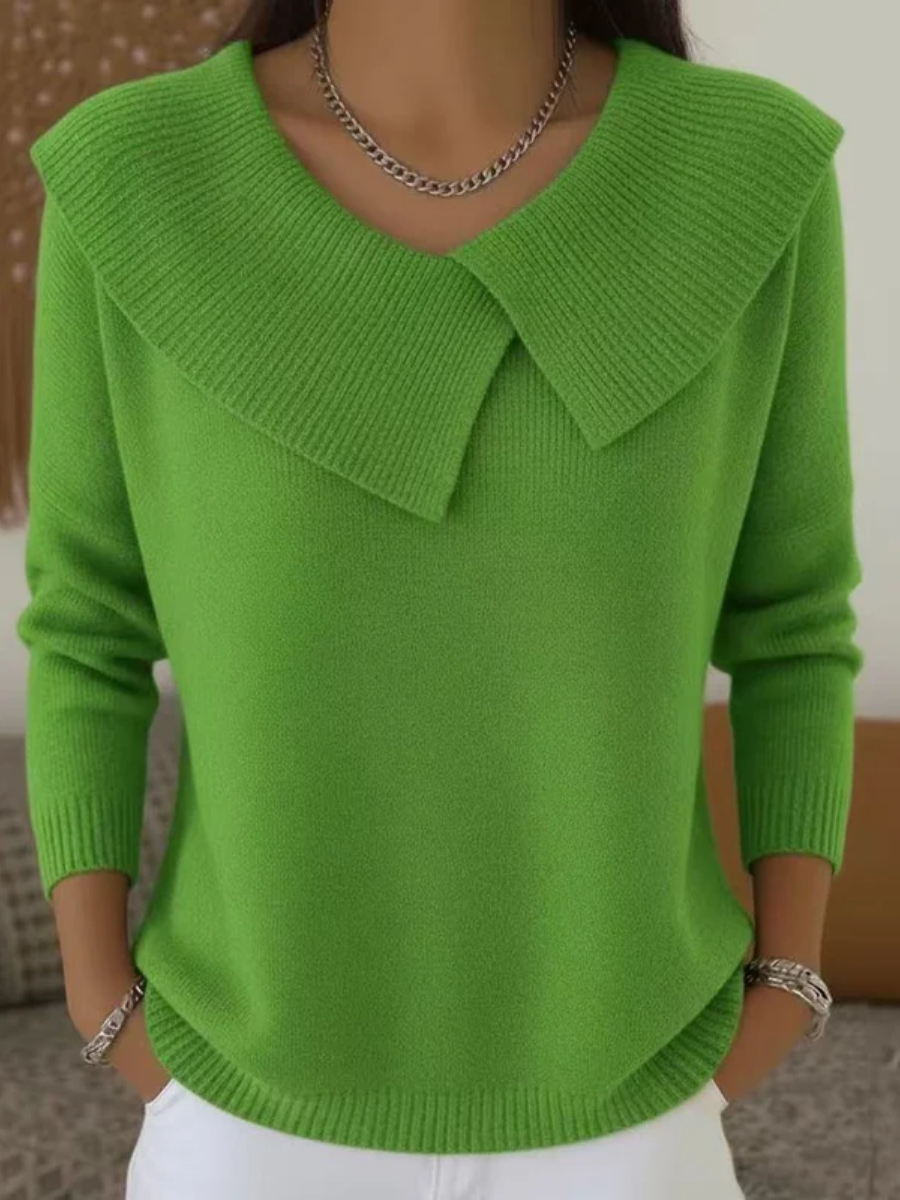 Lucia™ Cozy Soft Collar Sweater
