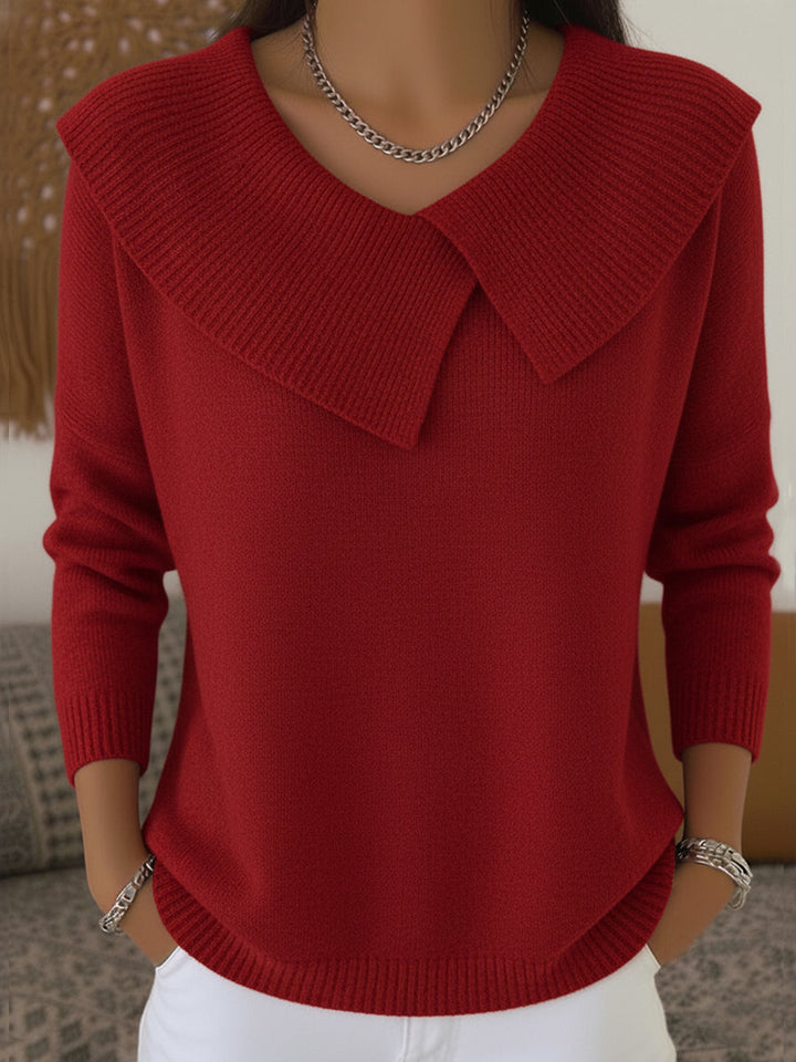Lucia™ Cozy Soft Collar Sweater
