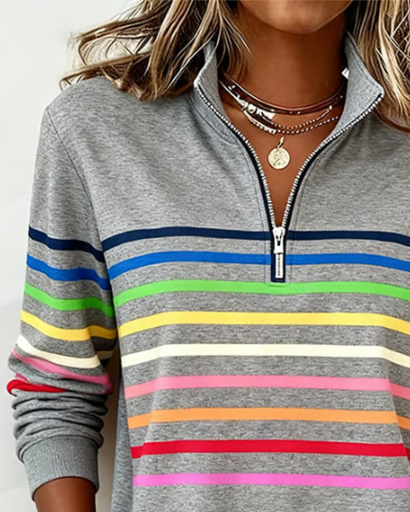 MARIE | Casual sweater offering comfort and colorful style for every day.