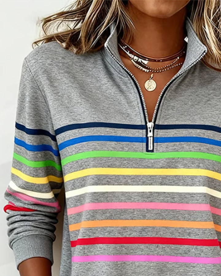 MARIE | Casual sweater offering comfort and colorful style for every day.