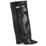 SARAHT - 4-Inch Heel Suede Long Heeled