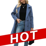 MOORET - Wool Blend Warm Coat