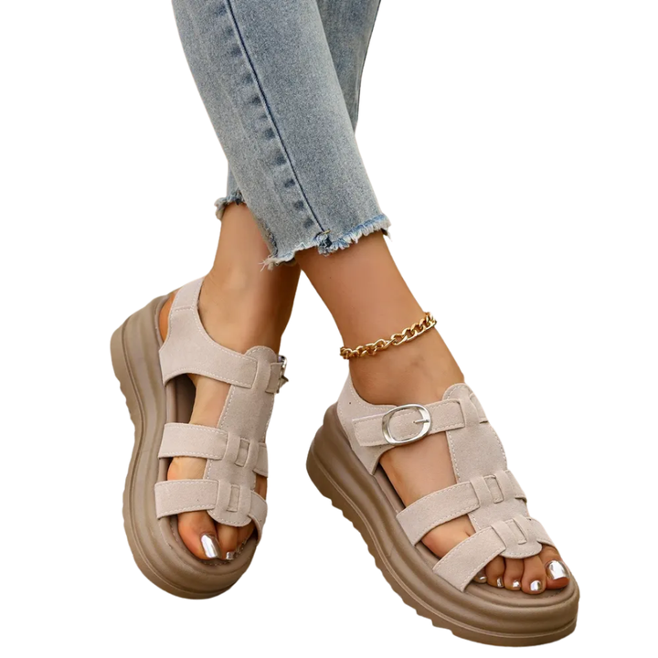 SIGRID™ – Adjustable Strap Platform Gladiator Sandals