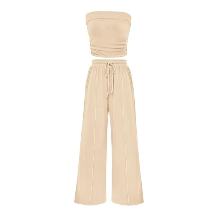 SOLVEIG™ – Relaxed Ribbed Knit Crop Set