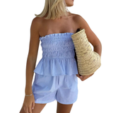 WINNIET - Striped Strapless Tube Top