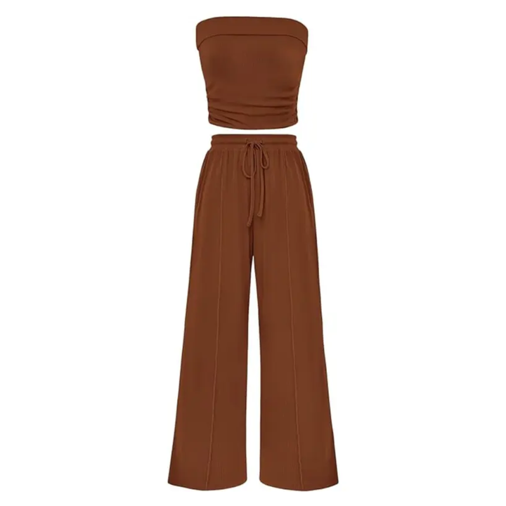 SOLVEIG™ – Relaxed Ribbed Knit Crop Set