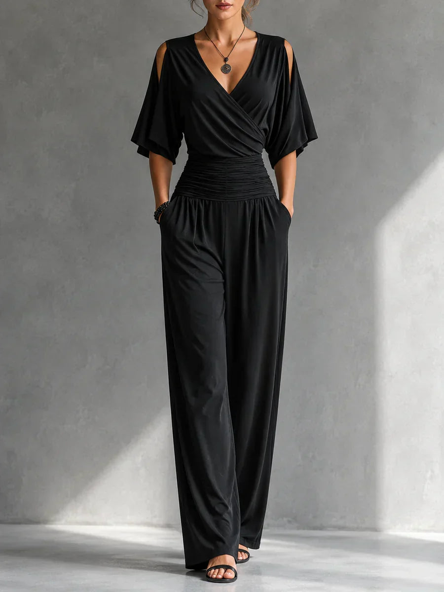 Gerika | Off-Shoulder Wide-Leg Jumpsuit
