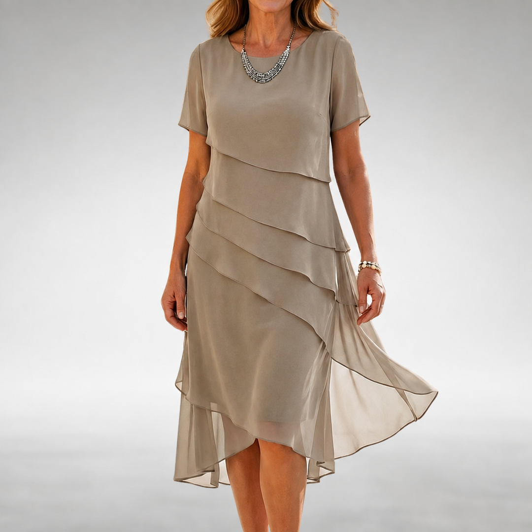 Vinna | Layered Midi Dress