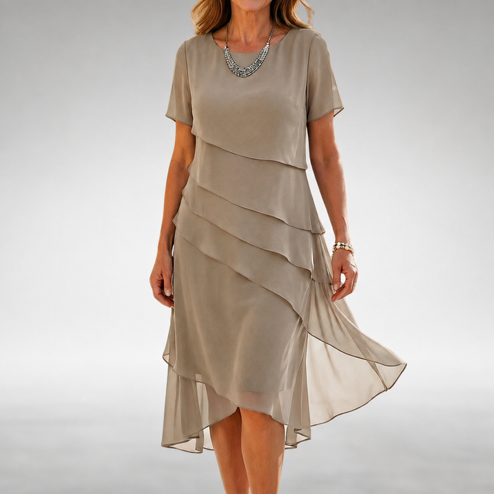 Vinna | Layered Midi Dress