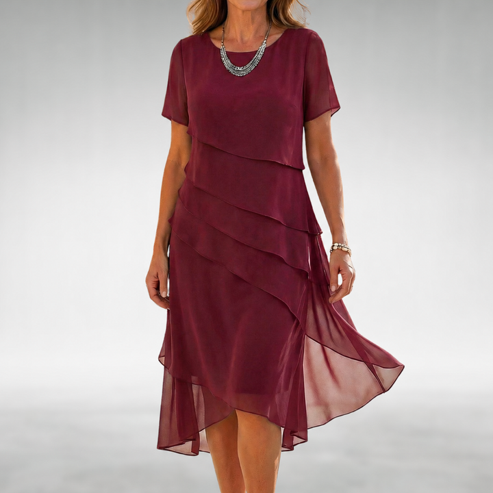 Vinna | Layered Midi Dress