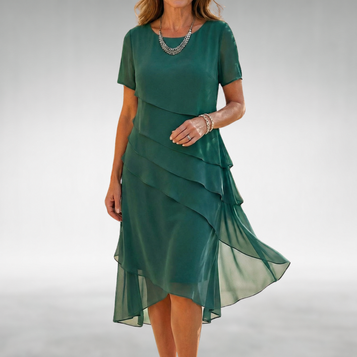 Vinna | Layered Midi Dress
