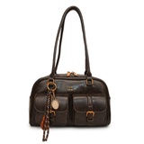 VESPER™ – Vintage Structured PU Leather Satchel