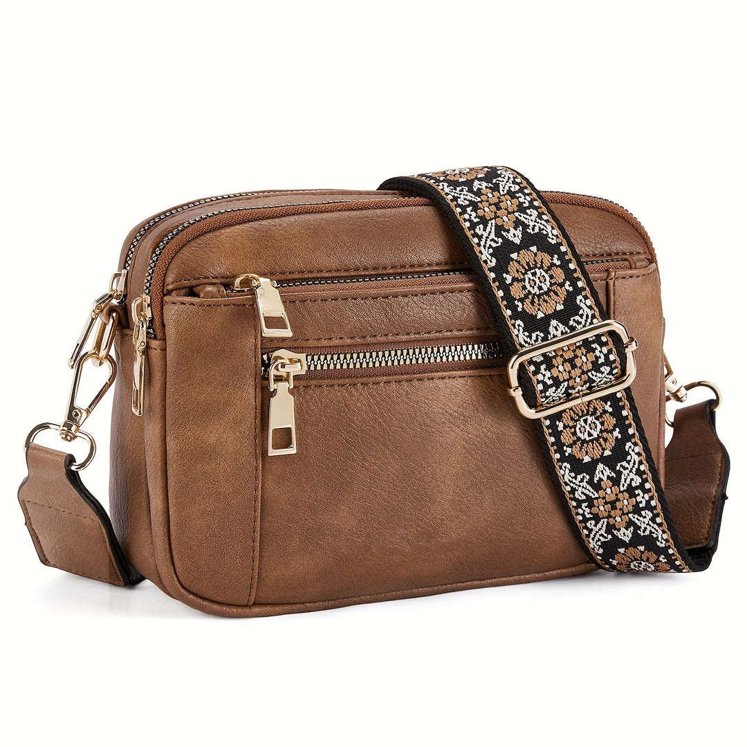 THEA | Multi-Zip Crossbody Bag