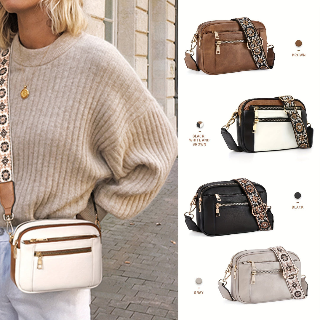 THEA | Multi-Zip Crossbody Bag