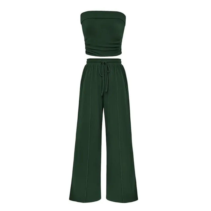 SOLVEIG™ – Relaxed Ribbed Knit Crop Set