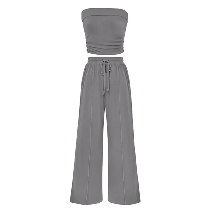 SOLVEIG™ – Relaxed Ribbed Knit Crop Set