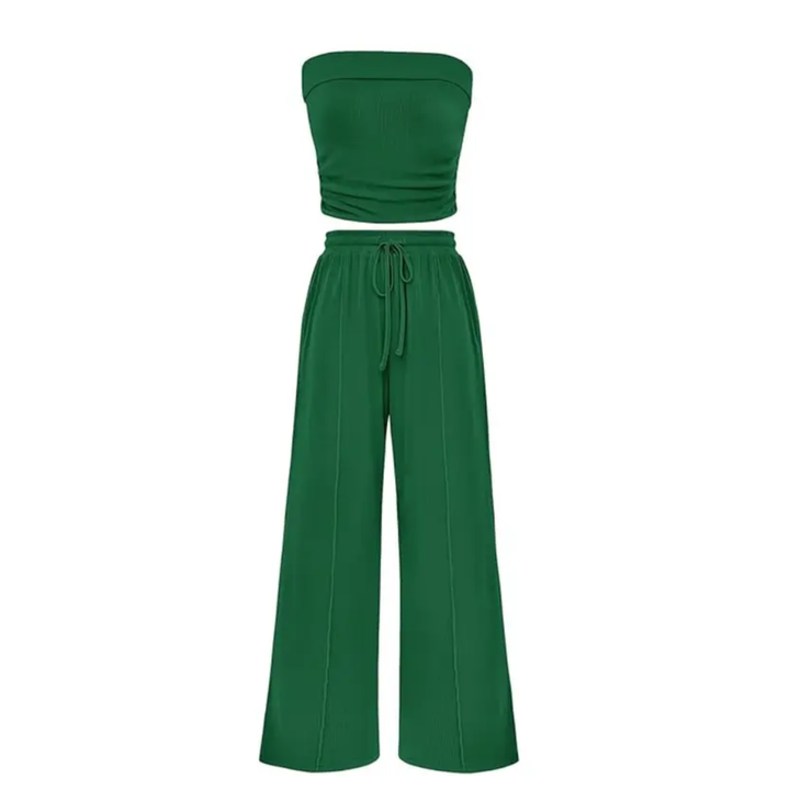 SOLVEIG™ – Relaxed Ribbed Knit Crop Set