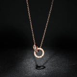 CYNTHIA™ – Roman Numeral Charm Necklace