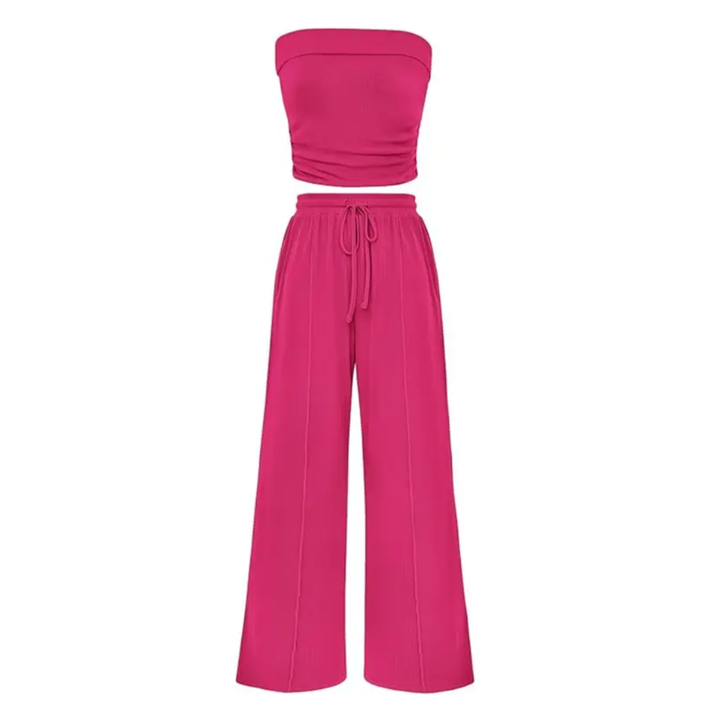 SOLVEIG™ – Relaxed Ribbed Knit Crop Set
