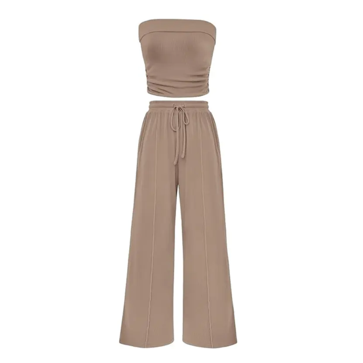 SOLVEIG™ – Relaxed Ribbed Knit Crop Set