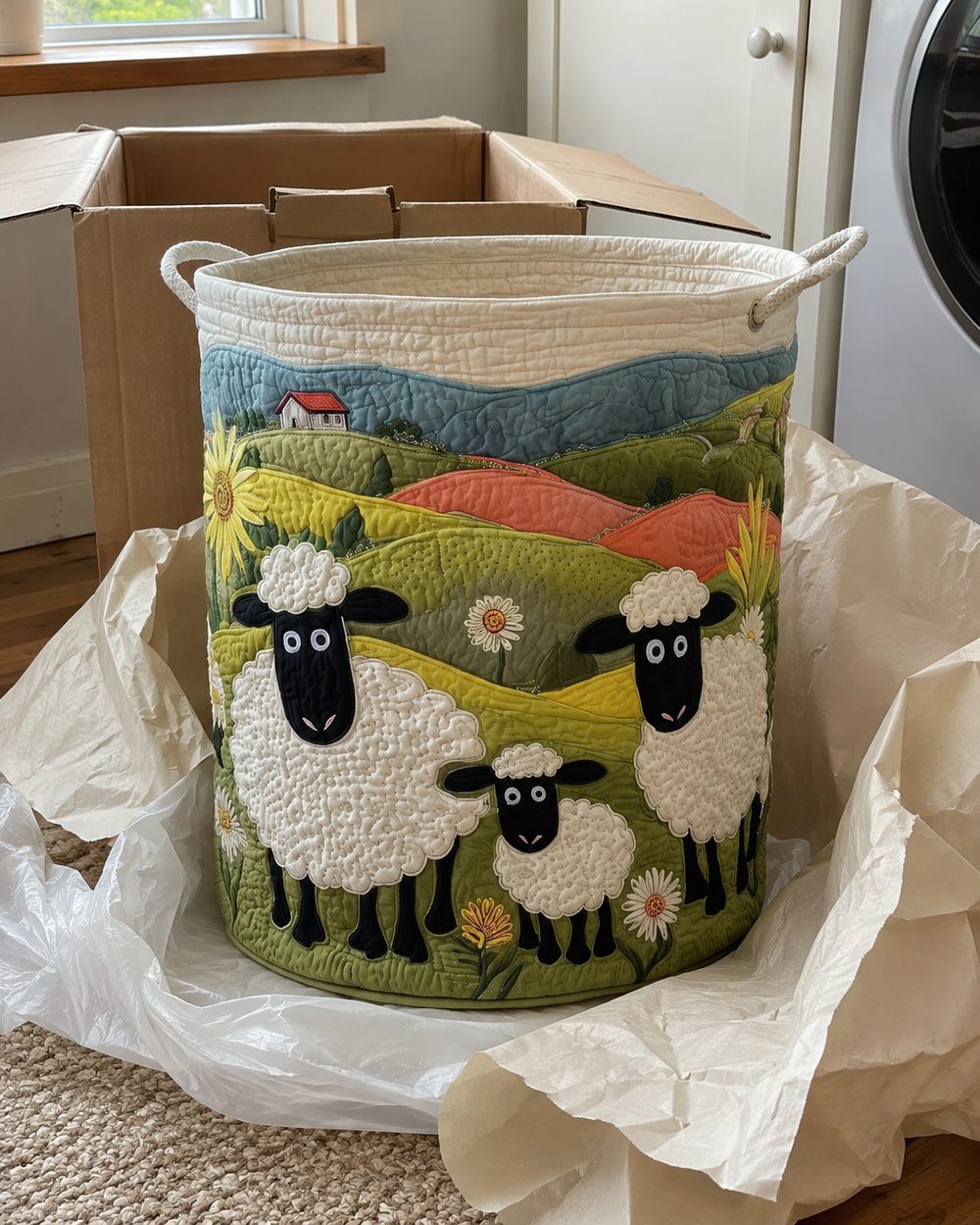 The second Marta basket, summer pasture, arriving