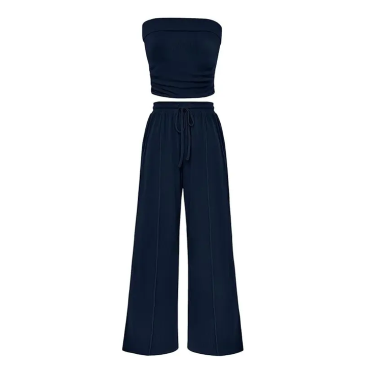 SOLVEIG™ – Relaxed Ribbed Knit Crop Set