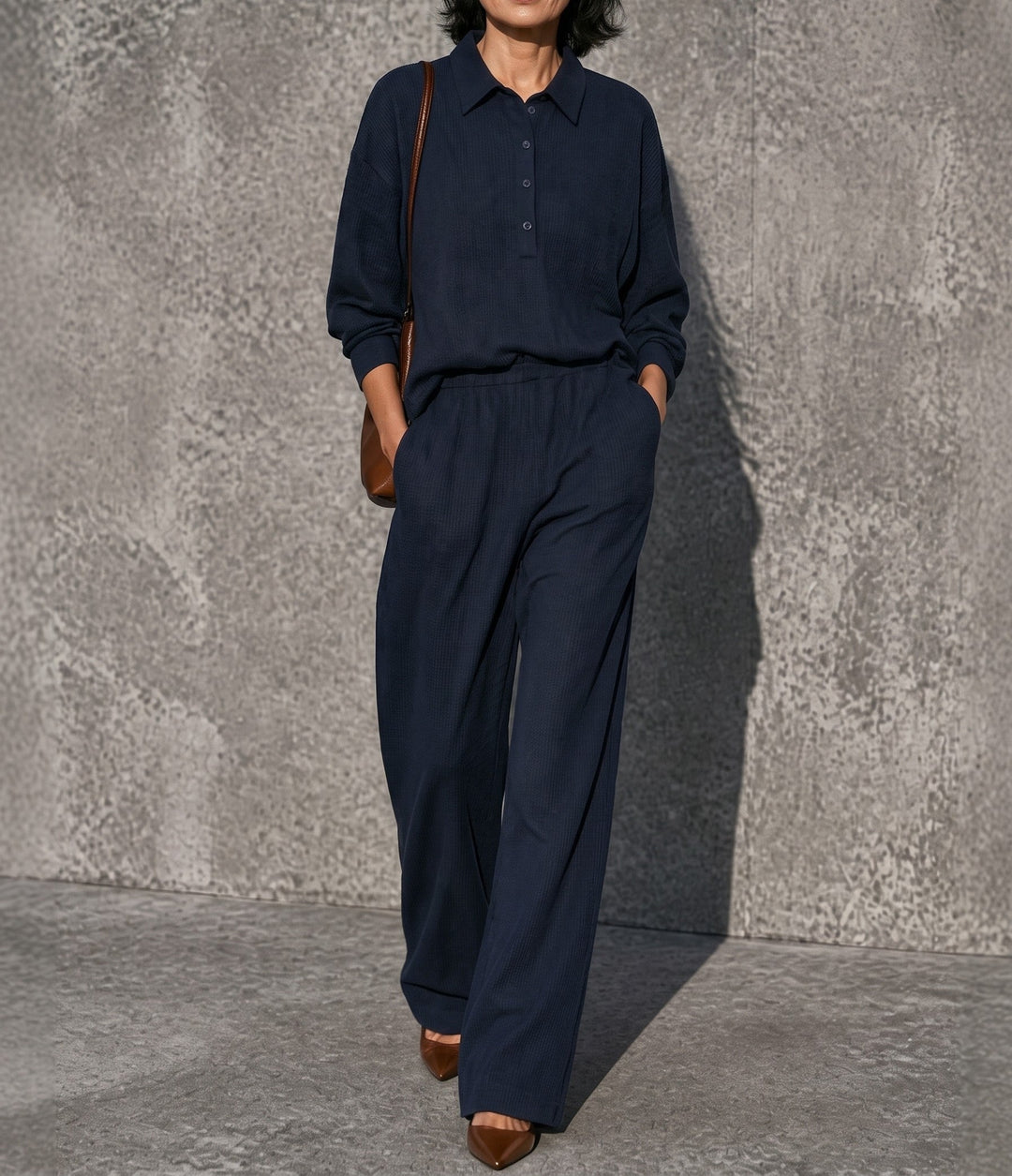 Noor | Relaxed Shirt & Wide-Leg Pants Set