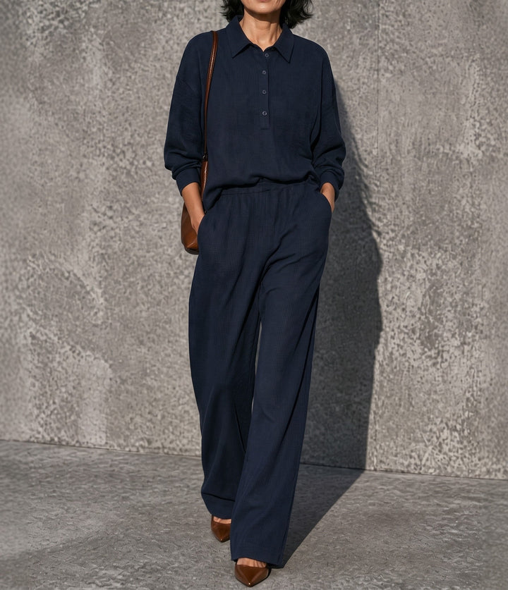 Noor | Relaxed Shirt & Wide-Leg Pants Set