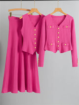 XANDYT - V-Neck Buttoned Vest and High