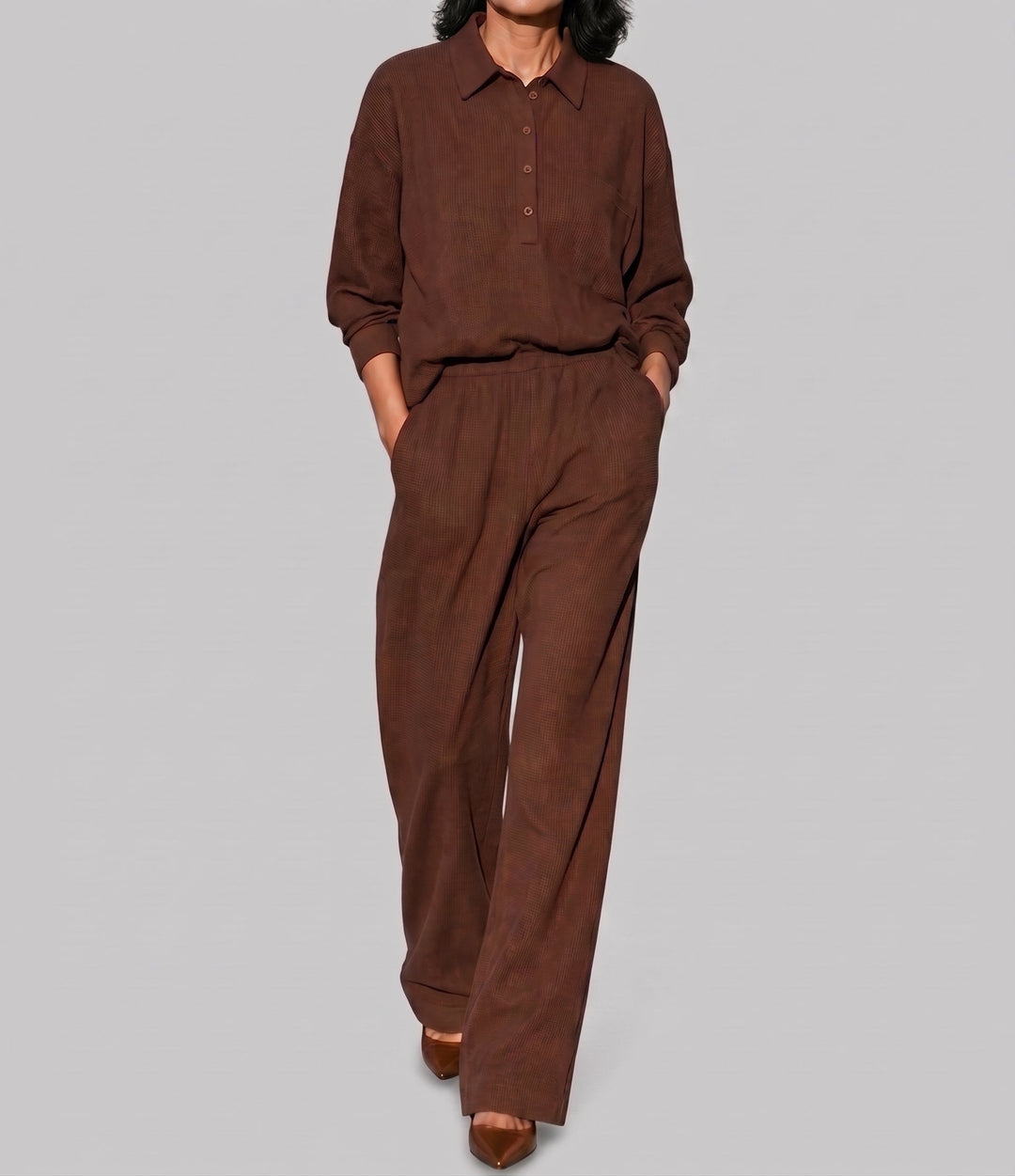 Noor | Relaxed Shirt & Wide-Leg Pants Set