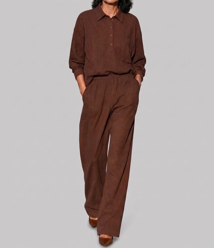Noor | Relaxed Shirt & Wide-Leg Pants Set
