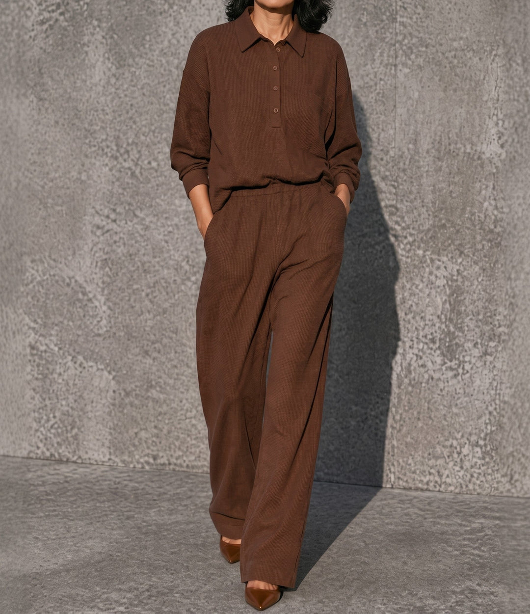 Noor | Relaxed Shirt & Wide-Leg Pants Set