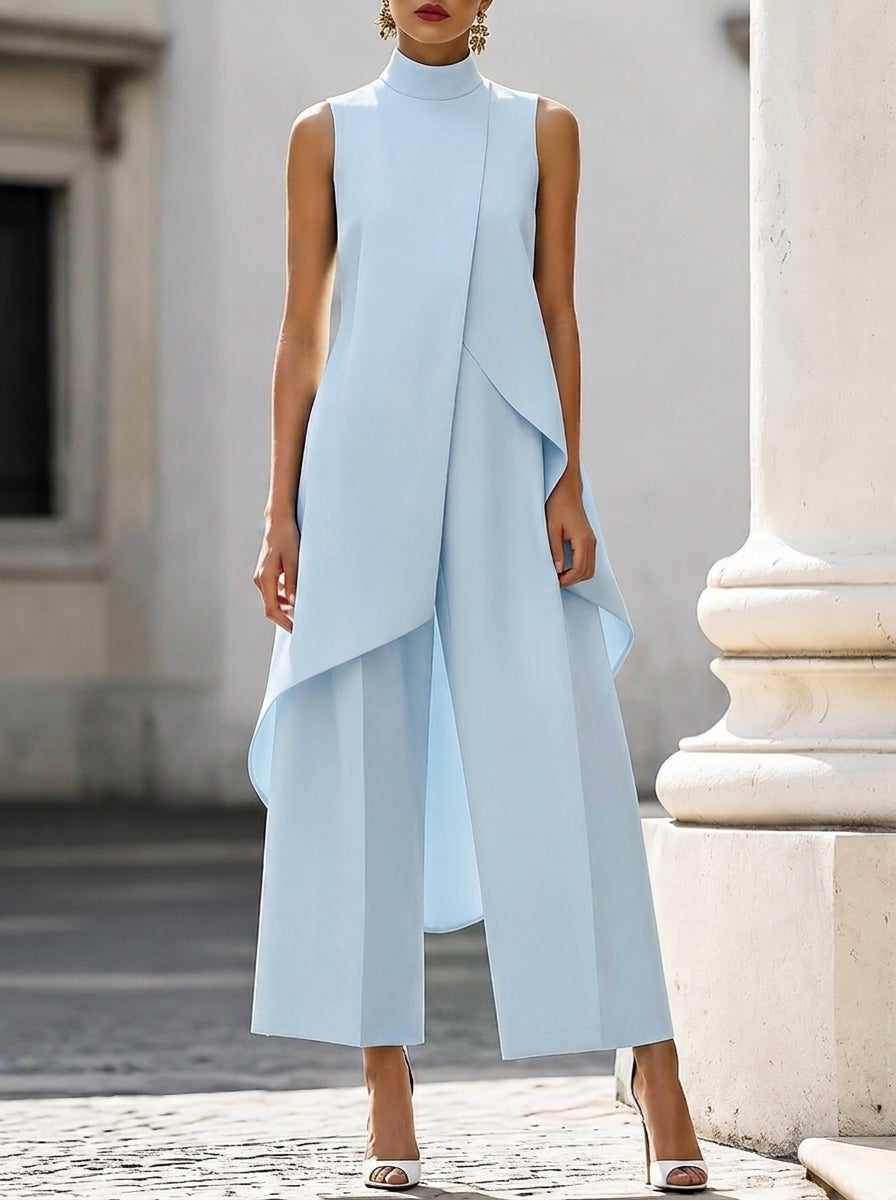 Martina | High-Neck Two-Piece Trouser Set