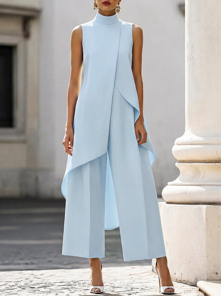 Martina | High-Neck Two-Piece Trouser Set