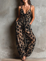 KIARA™ – Animal Print Chiffon Jumpsuit