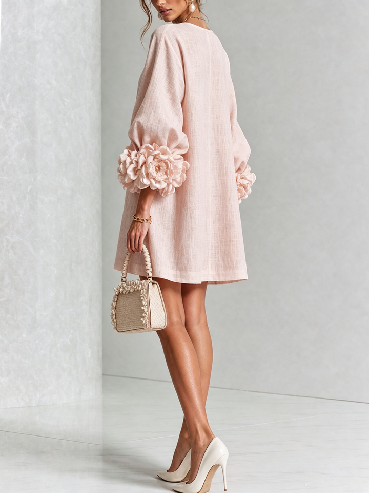 Cosette | Floral Button-Down Mini Dress