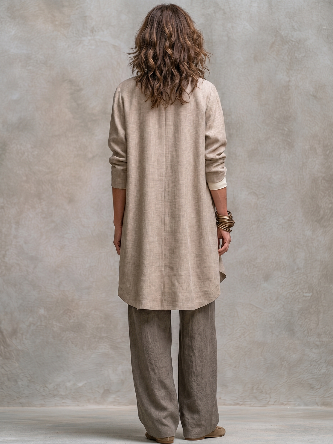 Edwina | Three-Piece Wide-Leg Suit Set