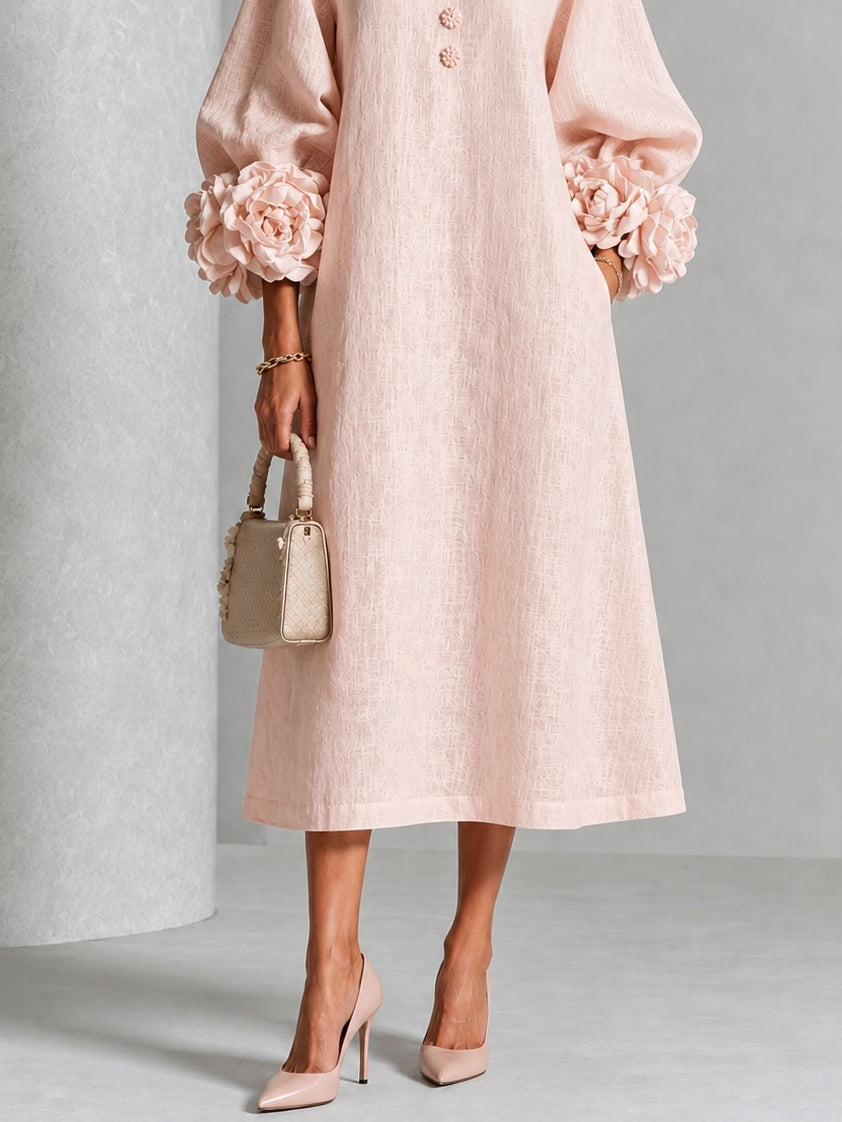 Marnie | Floral Button-Down Midi Dress