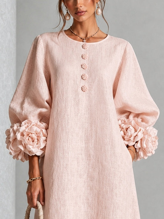 Marnie | Floral Button-Down Midi Dress