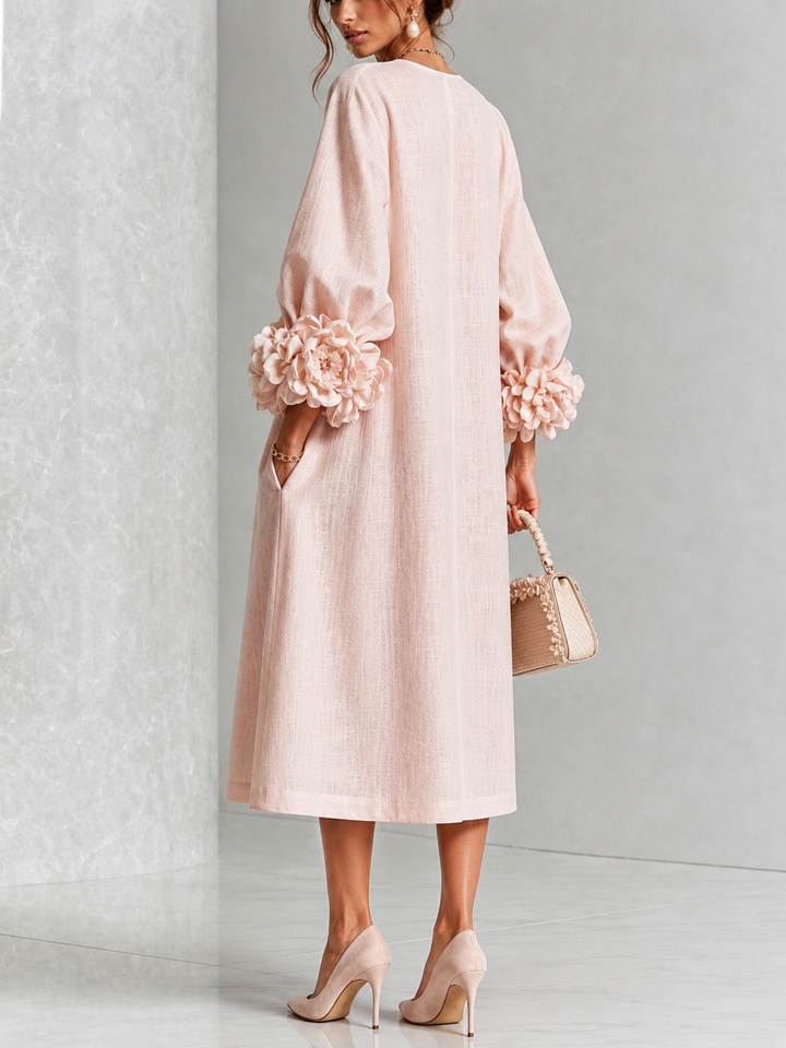 Marnie | Floral Button-Down Midi Dress