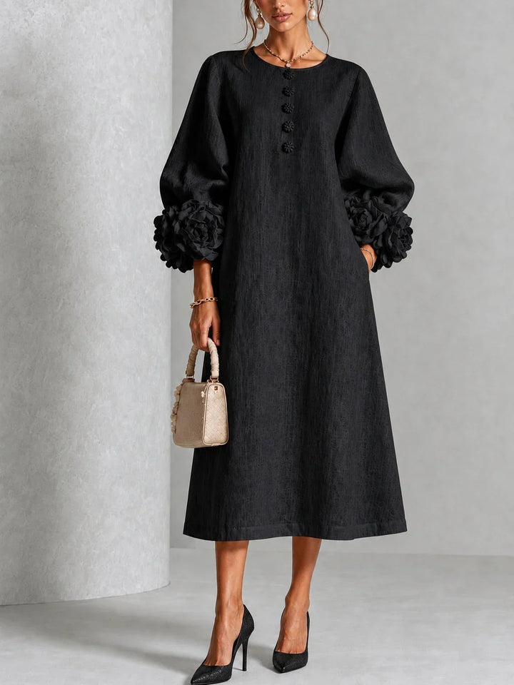 Marnie | Floral Button-Down Midi Dress